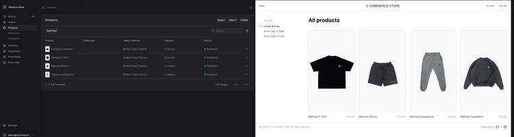 Full-Stack E-commerce Project screenshot